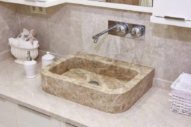 Hỗ trợ tư vấn lắp đặt bàn đá hoa cương khi mua thiết bị phòng tắm!