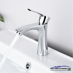 Vòi Lavabo Lạnh Đồng Thau Mạ Crome -2613