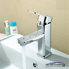 VÒI RỬA LAVABO NÓNG LẠNH  INOX 304 CAO CẤP - 5215B(20CM)