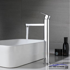 Vòi Lavabo Lạnh Đồng Thau Mạ Crome -2614
