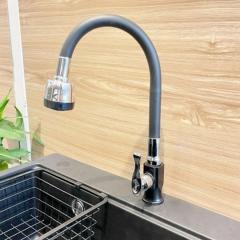 VÒI RỬA CHÉN LẠNH THÂN MỀM NHỰA CAO CẤP HI-4015