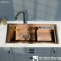 (NEW)CHẬU CHÉN INOX 304 CAO CẤP HI-C14IN