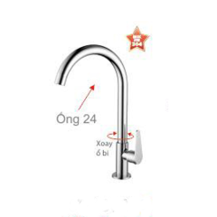 VÒI RỬA CHÉN LẠNH INOX 304 CAO CẤP HI-4002