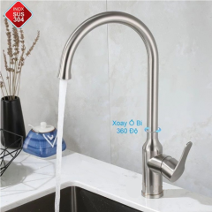 VÒI RỬA CHÉN NÓNG LẠNH INOX 304 CAO CẤP HI-6331