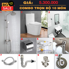 TRỌN BỘ COMBO 10 MÓN INOX 304 CB19