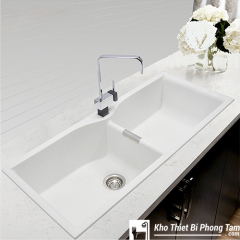 (NEW)CHẬU CHÉN ĐÁ GRANITE TRẮNG CAO CẤP HI-13CĐT