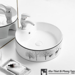 Lavabo Tròn Con Hưu -LA07H