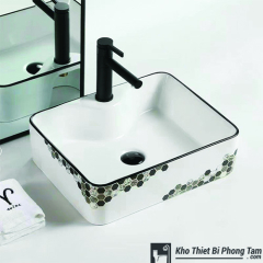 Lavabo Đặt Bàn Vuông HI-LA35