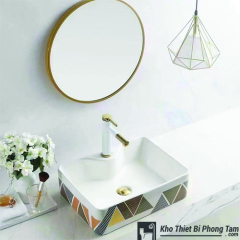 Lavabo Đặt Bàn Vuông HI-LA36