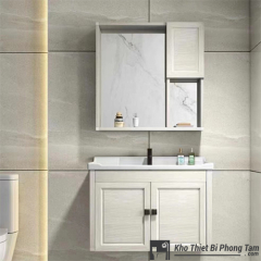 LAVABO TỦ NHÔM TRẮNG CAO CẤP  HI-T7625T