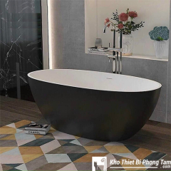 Bồn Tắm Trứng Trắng Đen HI-BT06TĐ