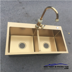 CHẬU INOX 304 PHỦ NANO CAO CẤP HI-C02V