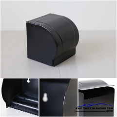 (NEW)Hộp Giấy Vệ Sinh Cao Cấp Inox 304 Đen HI-KG01Đ