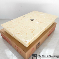 Bàn Đá Đặt Lavabo Vàng HI-BĐ02