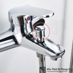 CỦ SEN TẮM NÓNG LẠNH ĐỒNG THAU MẠ CROM HI_8025