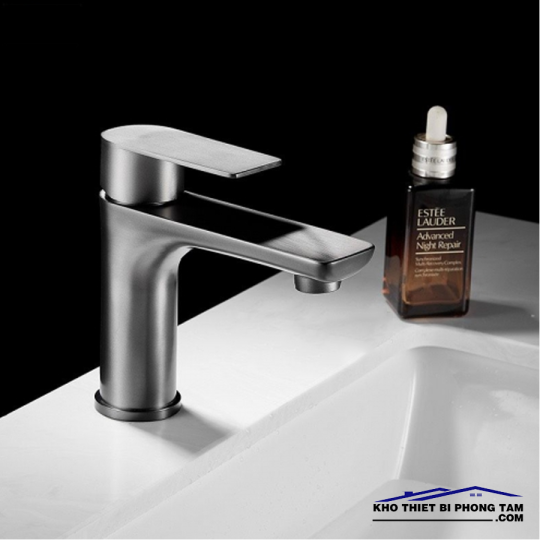 Vòi Lavabo Nóng Lạnh Nano Xám -5226