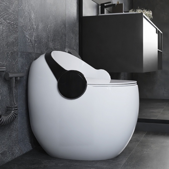 (NEW)Bồn Cầu Trứng 1 Khối BC-9299