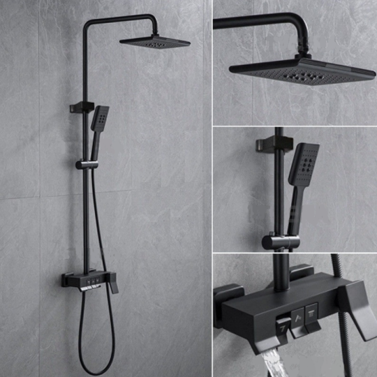 TRỌN BỘ COMBO 10 MÓN NHÀ TẮM ĐEN CB22