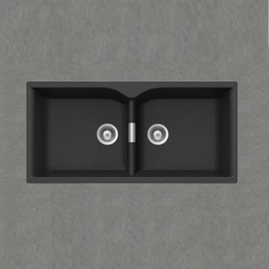 (NEW)CHẬU CHÉN ĐÁ GRANITE ĐEN CAO CẤP HI-13CĐ