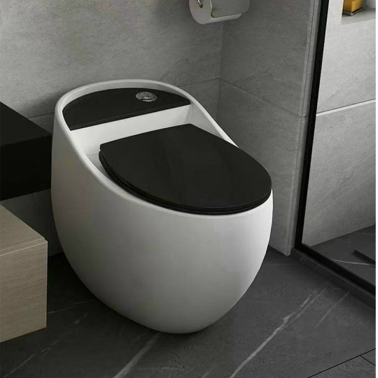 (NEW)Bồn cầu Trứng Nắp Đen BC-2C222