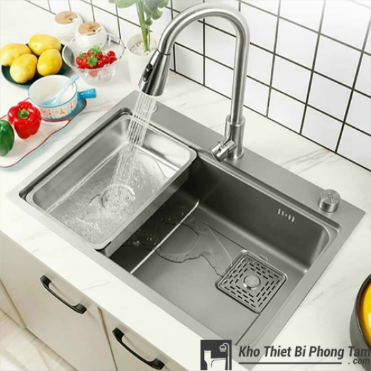 (NEW)CHẬU CHÉN NANO ĐEN CAO CẤP HI-C25NN