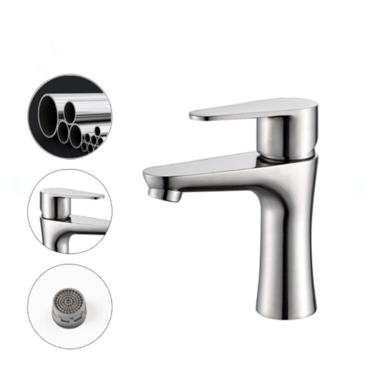 VÒI RỬA LAVABO NÓNG LẠNH INOX 304 -5222