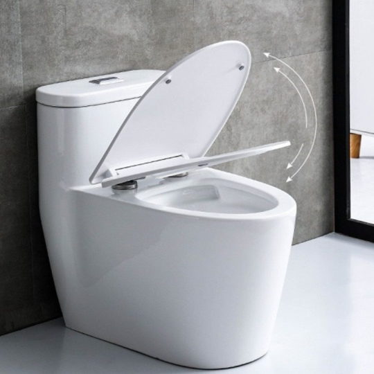 Bồn Cầu 1 Khối Lùn Nắp Mỏng BC-6C877