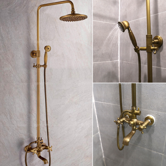 TRỌN BỘ COMBO 12 MÓN NHÀ TẮM ĐỒNG THAU CB24