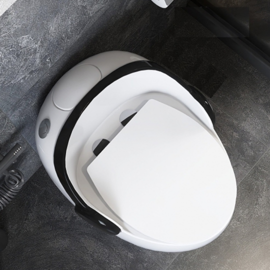 (NEW)Bồn Cầu Trứng 1 Khối BC-9299