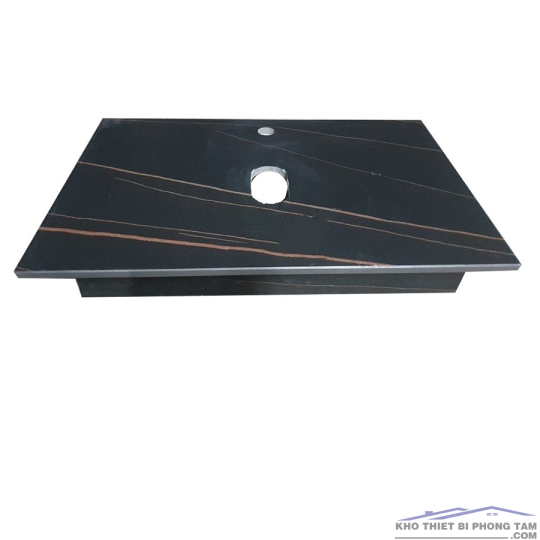 Bàn Đá Chống Trầy Đặt Lavabo Đen HI-BĐ04