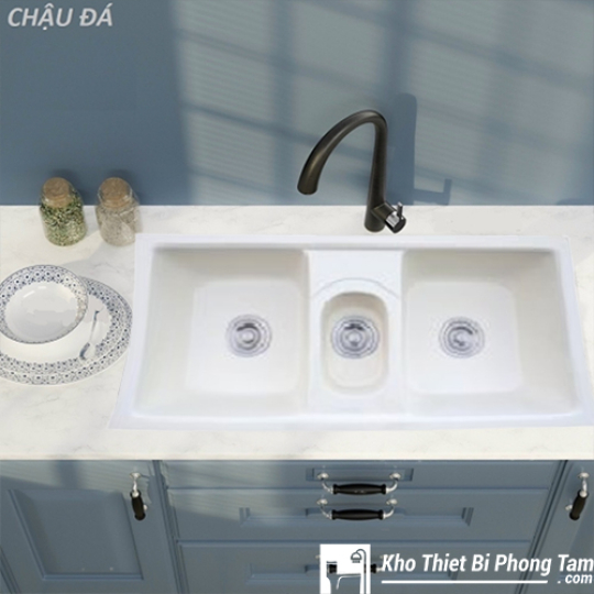 CHẬU CHÉN ĐÁ GRANITE TRẮNG CAO CẤP HI-18CĐ