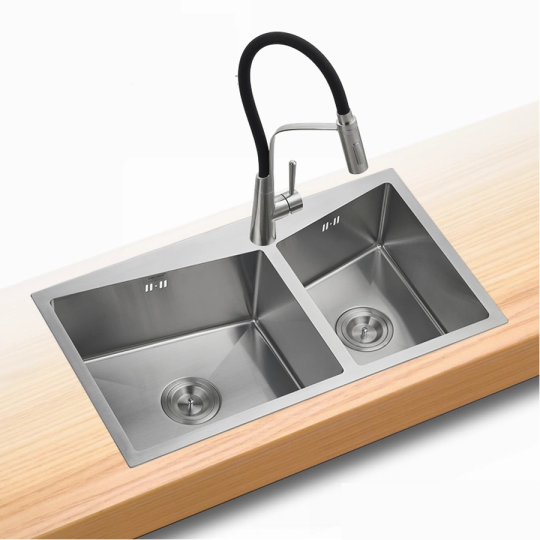 VÒI RỬA CHÉN NÓNG LẠNH INOX 304 CAO CẤP HI-6332