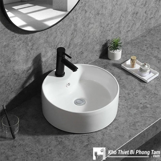 Lavabo Đặt Bàn Tròn -LA07