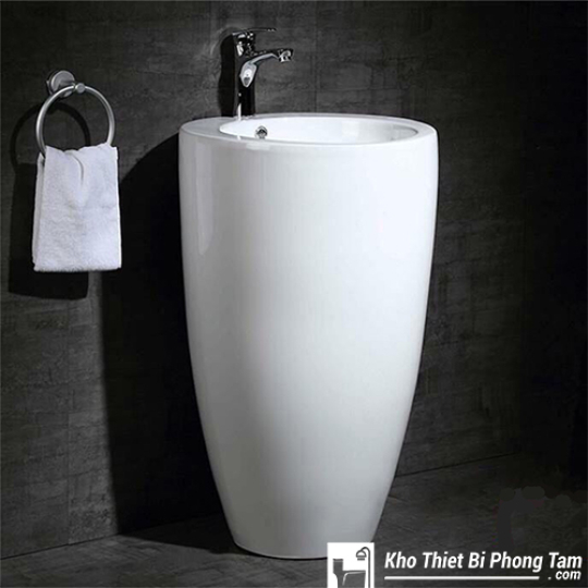 (NEW)LAVABO CHÂN ĐỨNG LIỀN KHỐI HI-LA23
