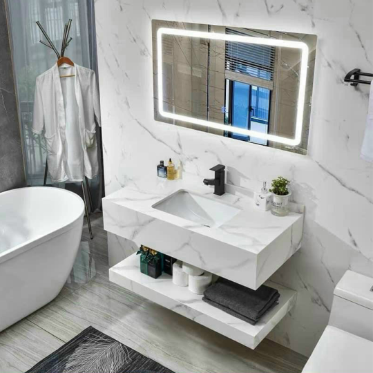 (NEW) BÀN ĐÁ CHỐNG TRẦY 2 TẦNG CAO CẤP HI-BĐ073