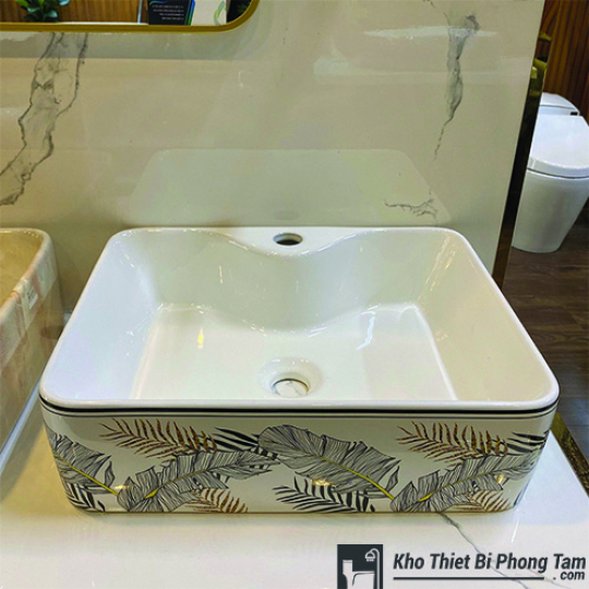 Lavabo Đặt Bàn Vuông HI-LA37