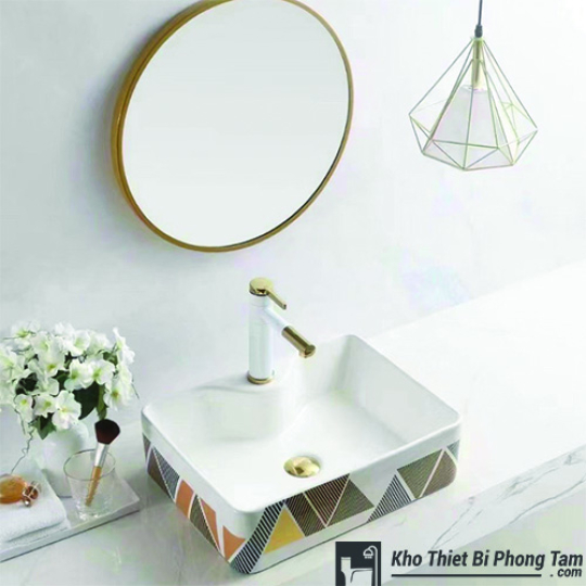 Lavabo Đặt Bàn Vuông HI-LA36