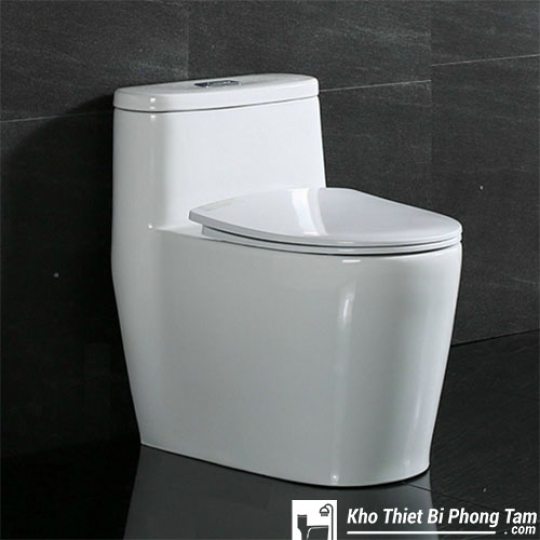 Bồn Cầu 1 Khối Lùn Nắp Mỏng BC-6C877