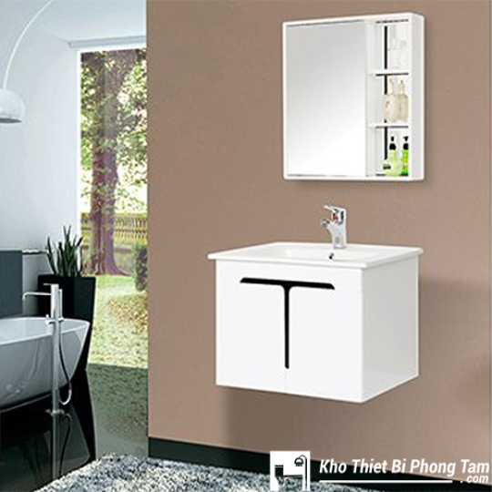 Lavabo Tủ Nhựa PVC Cao cấp Sơn Bóng 3K HI-T7638