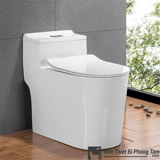 Bồn Cầu Lùn Nắp Mỏng -6C878