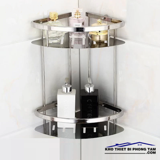 Kệ Góc 2 Tầng Cao Cấp HI-KB06-2T