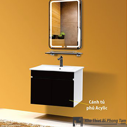 Lavabo Tủ Cánh Nhựa Phủ Acylic Cao cấp HI-T7641