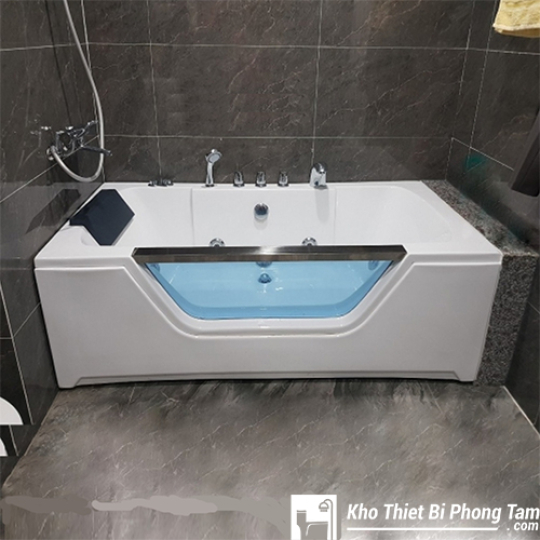 BỒN TẮM KÍNH GẮN VÒI CAO CẤP HI-BT09GV