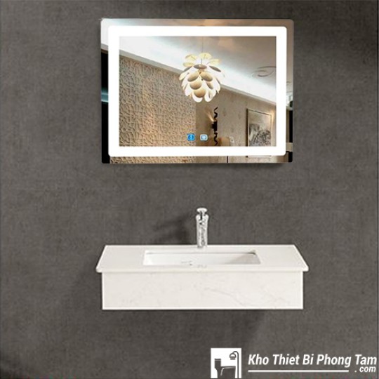 BÀN ĐÁ 1 TẦNG GƯƠNG LED CẢM ỨNG CAO CẤP HI-BĐ13