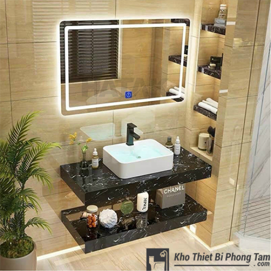 (NEW) BÀN ĐÁ 2 TẦNG CAO CẤP HI-BĐ077