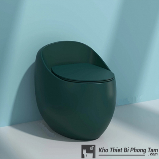 Bồn Cầu Trứng Xanh Lá BC-1239