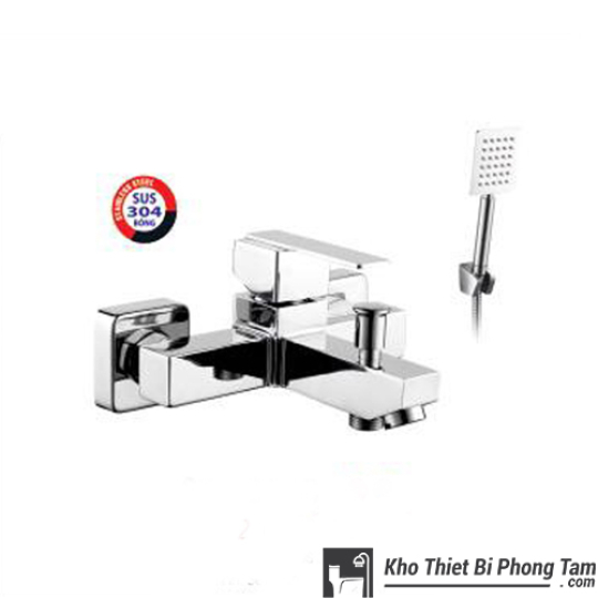 CỦ SEN TẮM NÓNG LẠNH INOX 304 BÓNG HI-8015B