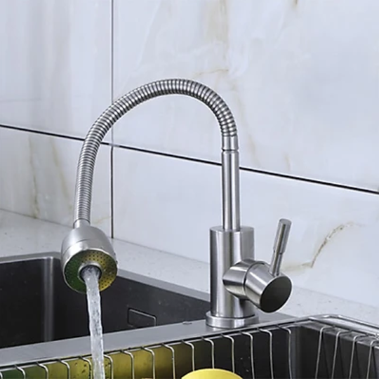 VÒI RỬA CHÉN NÓNG LẠNH INOX 304 CAO CẤP HI-6307