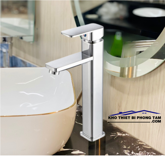 VÒI RỬA LAVABO NÓNG LẠNH INOX 304 CAO CẤP -5315B