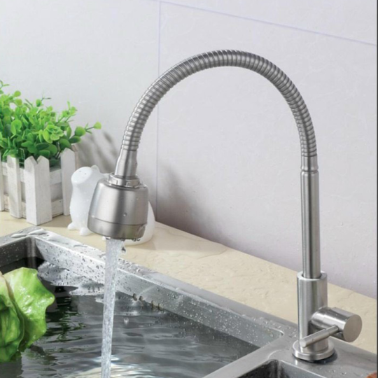 VÒI RỬA CHÉN LẠNH INOX 304 CAO CẤP HI-4003